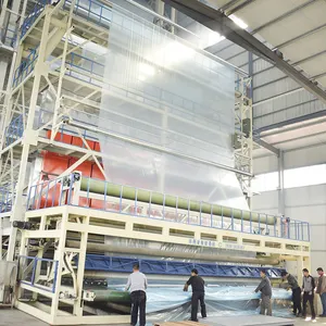 3 5 Layer Plastic Film Extruder Greenhouse Film Agriculture Film Blowing Making Machine Price