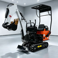 Remorque pour mini-excavatrice, machine mini-excavatrice pour un transport facile et des travaux de construction mobiles