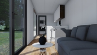 Module de conteneur préfabriqué 40HQ modifié, pour bureau, maison, cabine ou bâtiment, design moderne, CE