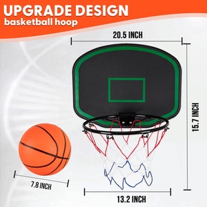 Ngoài trời Trampoline bóng rổ Hoop với máy bơm và 2 Mini basketballs bóng rổ Hoop cho Trampoline (phù hợp cho thẳng cực) - Product Image 4