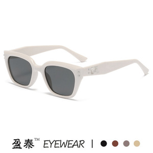 แว่นกันแดดผู้หญิงยี่ห้อ Yingtai กรอบพลาสติกสีดำ ป้องกันรังสียูวี 400 ทรงแคทอาย - Product Image 4