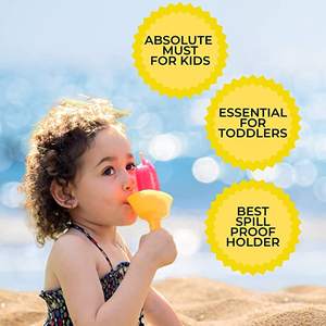 Support de gros DD1418 original anti-goutte pour bâtonnets de crème glacée et sucettes glacées pour enfants avec paille - Product Image 6