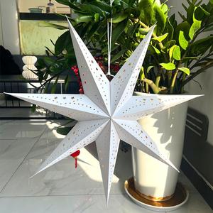 Yachen 12Inch Giấy Sao Đèn Lồng Giáng Sinh Treo Đèn Giấy Trang Trí Cho Đám Cưới Sinh Nhật Giáng Sinh Bên Nhà Trang Trí Nội Thất - Product Image 6