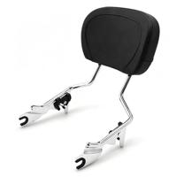 Respaldo de pasajero desmontable de hierro con cojín para motocicletas Touring Street Glide Road King 2009-2025