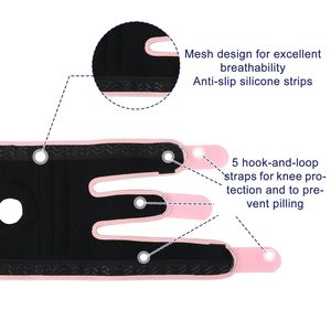 Rodillera para Niños y Jóvenes con Correas Ajustables, Soporte Estabilizador de Rótula, Envoltura Antideslizante de Neopreno Transpirable, Manga de Compresión - Product Image 4
