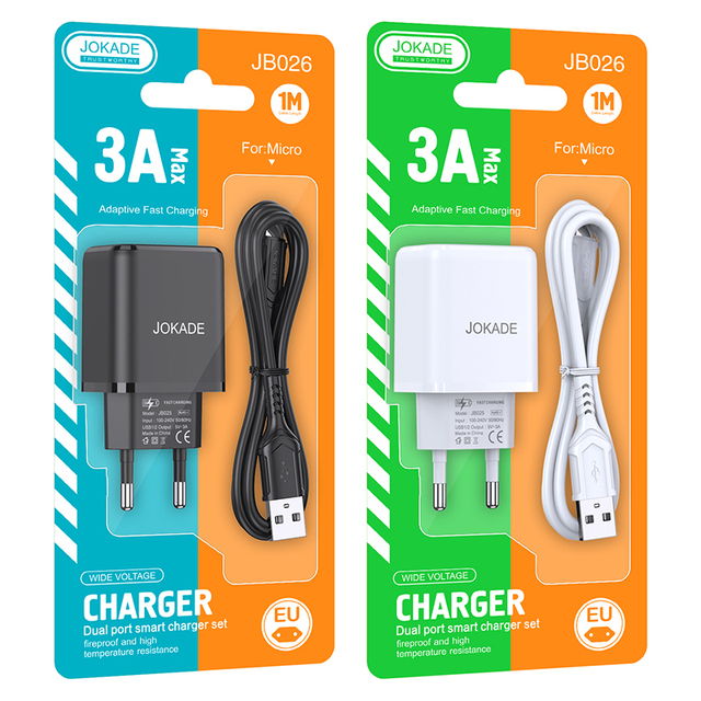 JOKADE Phone Fast Charging Chargers Wholesale Bulk Display Portable Custom Micro Charger Station