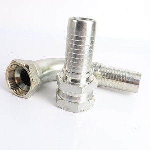 Raccord de tuyau hydraulique Runbang en acier inoxydable, connecteur à sertir, plusieurs tailles pour machines d'ingénierie - Product Image 2