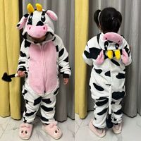 Combinaison fantaisie surdimensionnée pour femme, prête pour les fêtes, ensemble de pyjama cosplay, vêtements pour enfants, cadeau de vacances pour adultes et enfants IM83-W