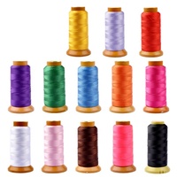 Fil à broder 120D/2 100% polyester multicolore haute ténacité pour machine OEM