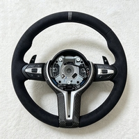 Setir Kemudi Serat Karbon untuk BMW F30 F31 F10 F12 F15 F20 F22 F32 F33 F35 F80 F82 F87 E71 E90 Seri 3 5 X3 X4 X5 M3 M4 M5 M6