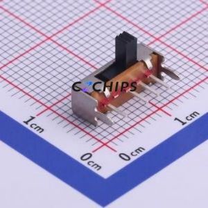 SK13D07L4B Slide Switch Through hole Component (THT) Switch Single Pole Three Throw Rectangle Pin Header PC Pin 12.8mm - Product Image 1
