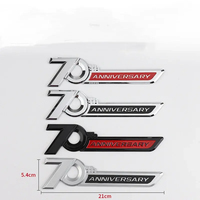 Emblema Posteriore 3D in Lega di Zinco per 70° Anniversario Auto, per Land Cruiser LC200/LC300/Prado/Roraima, Garanzia 1 Anno
