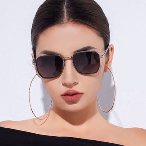 Model 31884 <strong>square</strong> Metal Sunglasses Polarized Sunglasses Ready Stock Eyeglasses Frames <strong>Ray</strong> Sun UV400 - Product Image 2