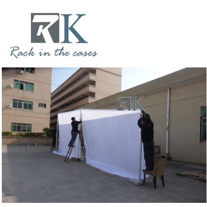 ผ้าม่านสีขาวพร้อมขาตั้งสำหรับฉากหลังงานแต่งงาน - Product Image 3