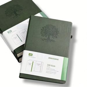 สมุดบันทึกปกแข็ง B5 สมุดวางแผนการเงินแบบกำหนดเองปกหนัง PU ขนาด A5 - Product Image 2