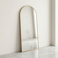 Miroir sur pied décoratif grand format personnalisé 160*50 cm pour salle de bain, hôtel, salon, maison