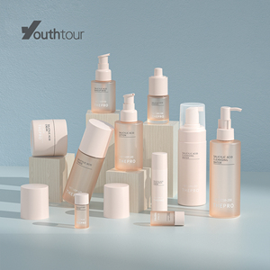 Botol plastik 40ml 50ml 100ml 120ml kemasan produk perawatan kulit warna kustom cetakan pabrik untuk botol pompa Toner dan Losion - Product Image 1