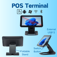 Terminales POS con Pantalla Táctil Capacitiva de 11.6 Pulgadas, Sistemas de Caja Registradora con Windows/Android para Restaurantes y Comercios Minoristas