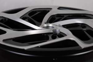 Jantes en alliage d'aluminium forgé originales Pengzhen personnalisées, noir mat et argent, 20, 21, 22 pouces, 5x108, pour Zeekr <span class=keywords><strong>Bugatti</strong></span> Veyron - Product Image 4