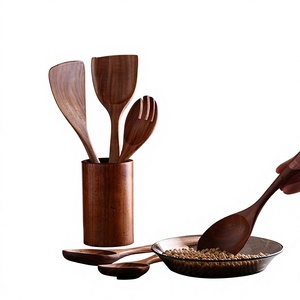 Juego de Cubiertos de Madera Ligeros y Económicos, Sostenibles, Reutilizables, Desechables, Vintage, para Fiestas, Aptos para Lavavajillas - Product Image 6
