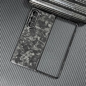 100% véritable étui de téléphone portable en fibre de carbone forgé pour <span class=keywords><strong>coque</strong></span> de protection <span class=keywords><strong>z</strong></span> <span class=keywords><strong>fold</strong></span> 5 - Product Image 5