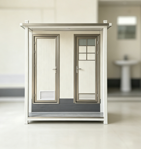 Unité de toilettes publiques mobiles préfabriquées en panneaux sandwich pour sites touristiques, <span class=keywords><strong>camping</strong></span>, parcs, chantiers de construction - Product Image 2