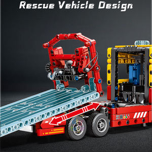 Sembo Block 785 PCS Brick Building Set Véhicule de sauvetage Grands blocs de construction pour enfants Blocs d'assemblage Briques Jouets Modèle - Product Image 4