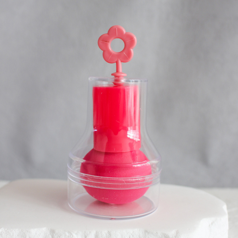 Boîtier rose rouge transparent