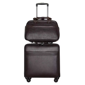 Bagage à main à l'ancienne, <span class=keywords><strong>valise</strong></span> de <span class=keywords><strong>voyage</strong></span> <span class=keywords><strong>Voyage</strong></span> d'affaires Sac polochon Boîte à bagages rétro Sac à main de grande capacité à courte distance - Product Image 1