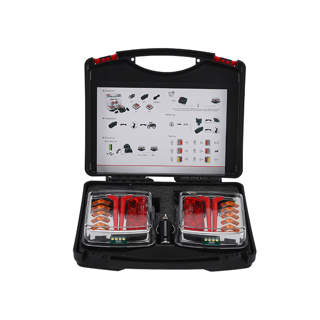Wireless Led Trailer Light Rechargeable Magnetic Trailer Lighting Set