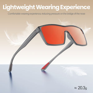 Gafas de Sol Personalizadas con Logotipo Privado, Unisex, de Gran Tamaño, Polarizadas, de una Sola Pieza, con Protección UV, Retro, para Senderismo - Product Image 4