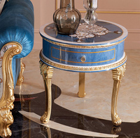 Table basse ronde OE-FASHION CLASSIC FURNITURE pour salon, style européen moderne, style antique égyptien
