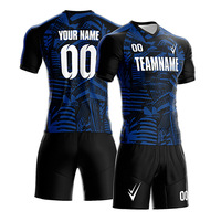 Pakaian Sepak Bola Semua Musim Setelan Olahraga Pendek Cepat Kering Pria Wanita Motif Cetak Seluruh Badan Latihan Pertandingan Bahan Polyester Bernapas