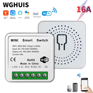 DIY 2 Way App Control remoto por voz 16A Dc cortina inteligente hogar Luz inalámbrica Wifi Mini Tuya interruptor inteligente - Product Image 6