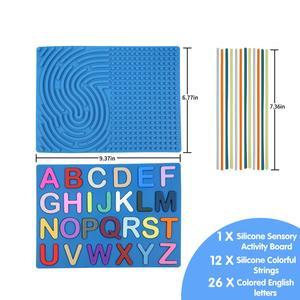 Nuevo Tablero de Actividades Sensoriales Calmantes para el Autismo y el TDAH, Juguetes Sensoriales de Silicona para Niños con Ansiedad - Product Image 6