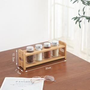 Étagère de <span class=keywords><strong>cuisine</strong></span> en bambou de haute qualité, directement de l'usine, étagère à épices en bambou, rotative - Product Image 6