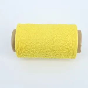 Vente en gros de fils recyclés coton polyester fournisseurs 4 plis fil de coton peigné teint