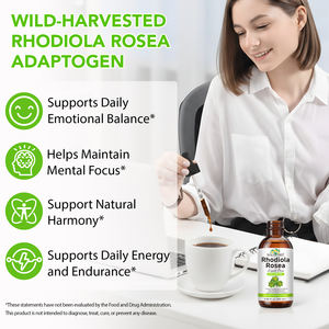 SOLOTREE Vegan <span class=keywords><strong>Rhodiola</strong></span> <span class=keywords><strong>Rosea</strong></span> Kök Ekstresi Sıvı Takviyesi Ruh Hali Destekleyici Tentür Özel Etiket Organik <span class=keywords><strong>Rhodiola</strong></span> <span class=keywords><strong>Rosea</strong></span> Damlaları - Product Image 3