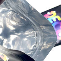Op maat gemaakte biscuitverpakking van gemetalliseerd gelamineerd, hersluitbaar ziplock-materiaal, staande zak voor snoep en snacks met ritssluiting.