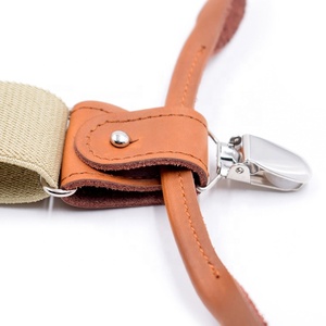 Accessoire de vêtement classique direct d'usine bande élastique solide réglable <span class=keywords><strong>35mm</strong></span> Y dos pantalon bretelles bretelles hommes bretelles avec 3 Clips - Product Image 4