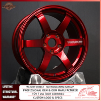 Jantes en alliage forgé personnalisées RAYS VOLK RACING TE37 SAGA S-plus 18x9.5 5x112 pour Audi RS3 S3 Mercedes AMG A45 Volkswagen Golf