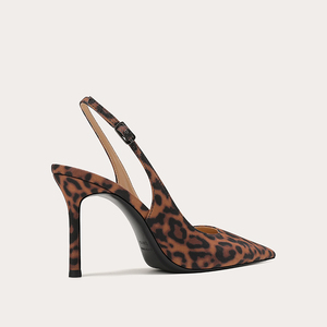 <span class=keywords><strong>Tacchi</strong></span> alti a punta <span class=keywords><strong>leopardati</strong></span> con 2025 di alto senso primavera ed estate nuova bocca poco profonda Sexy piedi non stanchi sandali donna - Product Image 2