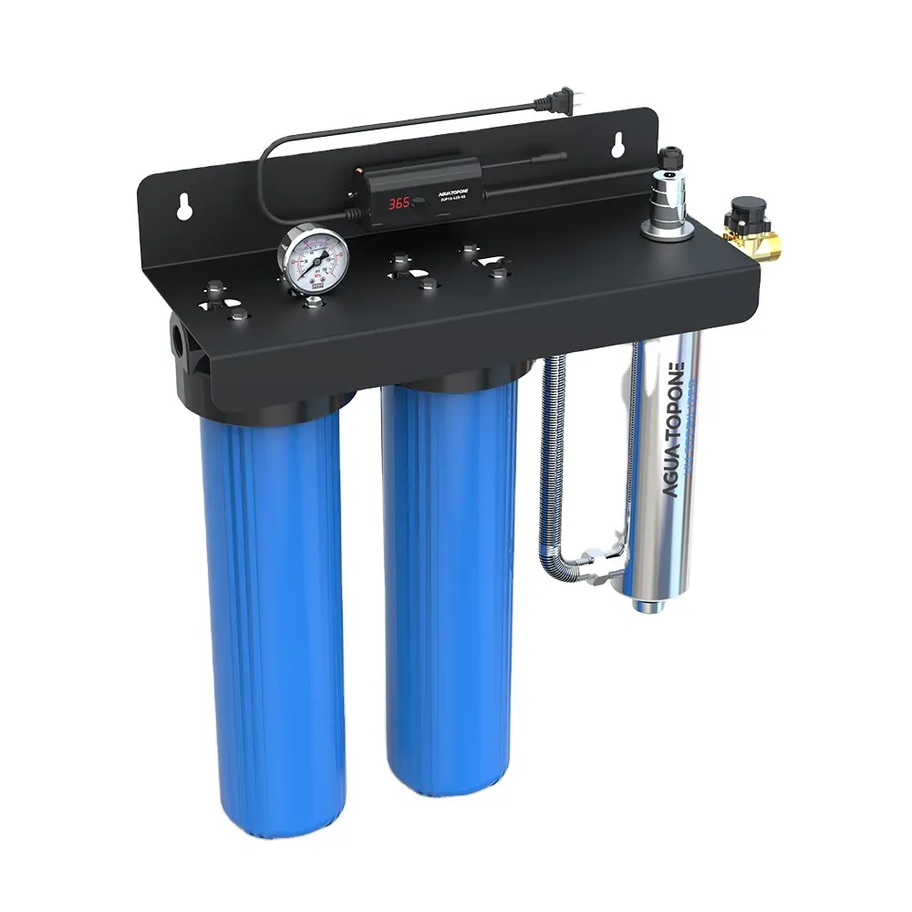 OEM 48W 20GPM bütün ev içme suyu arıtıcısı sistemi otomatik UV su filtresi arıtma ekipmanları