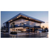 Structure en acier préfabriquée de marque SANGO pour entrepôt commercial, bâtiment de stockage, centre commercial métallique préfabriqué – Approvisionnement direct usine