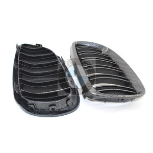 Calandre avant en fibre de carbone BMW E92 E93, double grille d'admission d'air pour Série 3 2006-2009 - Product Image 4