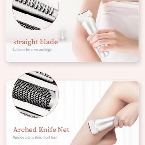 Afeitadora Eléctrica para Mujer, Recortadora de Vello Púbico, para Uso en Seco y Húmedo, Depiladora Corporal para Axilas - Product Image 5