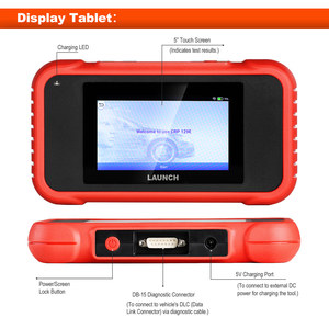 Launch <span class=keywords><strong>X431</strong></span> <span class=keywords><strong>CRP129E</strong></span> para Diagnóstico de OBD2 ENG ABS SRS y Reinicio de Aceite/Frenos/SAS/TMPS/ETS - Product Image 2
