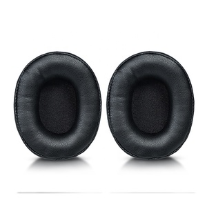 Almohadillas de repuesto para <span class=keywords><strong>Audio</strong></span> <span class=keywords><strong>Technica</strong></span>, auriculares con <span class=keywords><strong>monitor</strong></span> de <span class=keywords><strong>audio</strong></span>, almohadillas para los oídos, almohadillas con espuma de alta densidad de cuero proteico más suave - Product Image 2