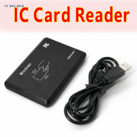 Lecteur-graveur de cartes RFID NFC sans pilote 13,56 MHz, dispositif de contrôle d'accès pour ascenseur, portée longue de 0 à 5 m, noir
