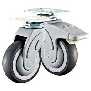 3 ''4'' 5 ''Hochleistungs-medizinische Rollen Abschließbare stumme Gummi profile für Krankenhaus betten Medizinische Wagen Instrumenten wagen - Product Image 4